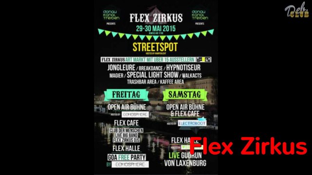 Donaukanaltreiben 2015 Zirkus Flex