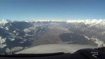 ✈Innsbruck Airport - Approach & Landing (Cockpit View)