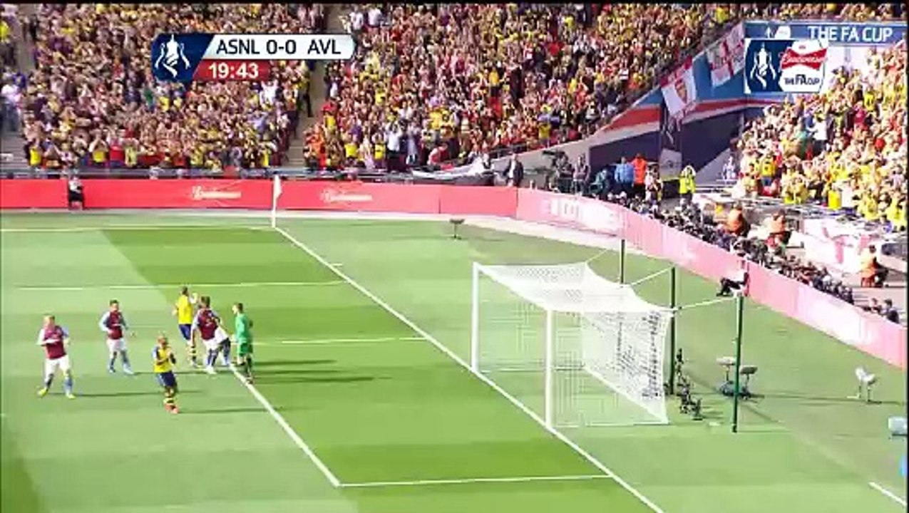 Arsenal vs A.Villa 4-0 part 1 Final FA Cup
