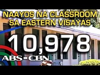 Yolanda survivors, may mga bagong silid-aralan