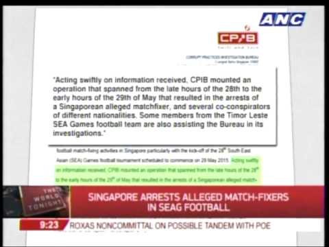 Singapore arrests alleged match-fixers in SEA Games football