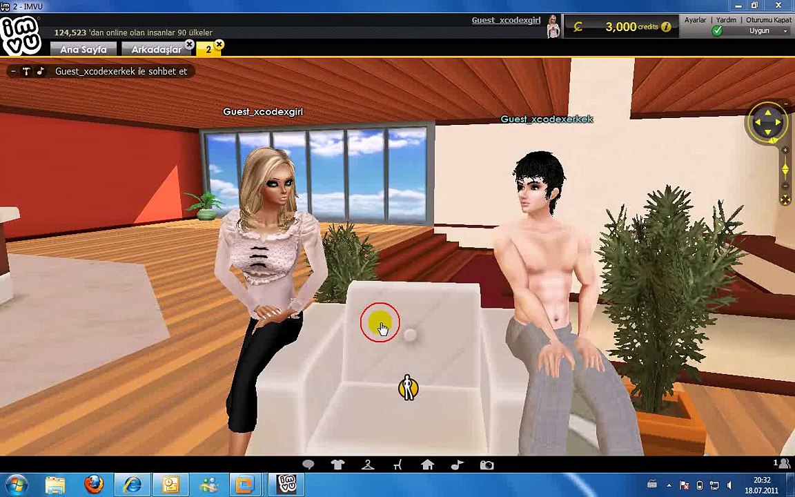 Imvu Kadın Erkek Soyunma. imvu man&women nuked