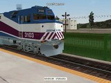 MSTS : 4 Trains, Old Town San Diego CA,