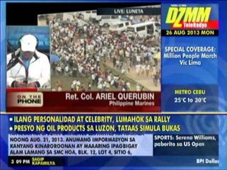 Why Ariel Querubin joined anti-pork march