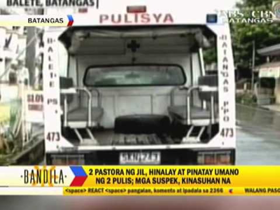 2 cops face raps for pastors' rape-slay