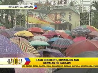 Bataan flood victims running short on food supply