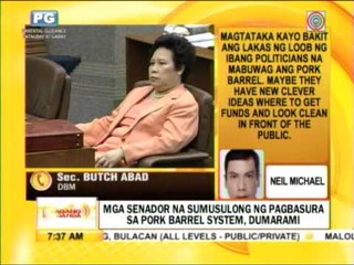 Punto por Punto: Mga senador na sumusulong sa pagbasura ng PDAF, dumadami