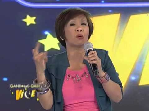 Doris Bigornia sings 'The Man Who Can't be Moved'