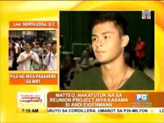 Matteo on Sarah: We're just friends