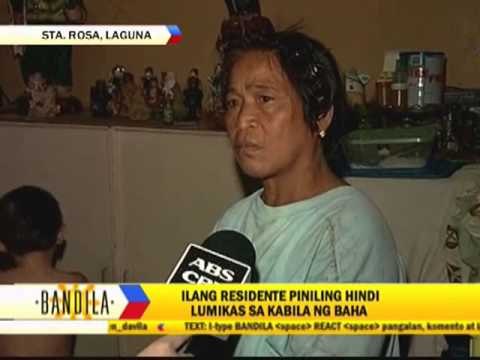 Floods slowly receding in parts of Laguna