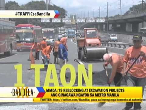 MMDA: Road repairs among major causes of traffic