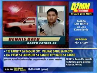Surviving Labuyo: News crew stuck in van during storm