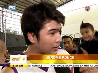 Stars of Kapamilya soaps in basketball match