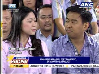 Umagang Harapan: Fort Bonifacio, Sa Makati o sa Taguig?