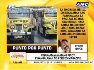 Punto por Punto: Pinakamayayamang Pinoy pinangalanan