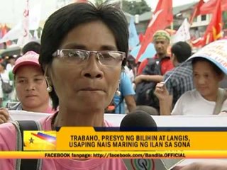 PNoy's SONA met with cheers, jeers