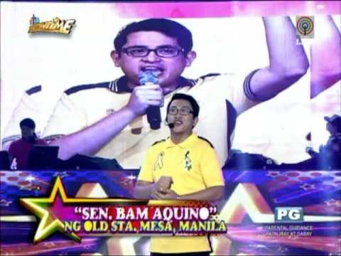 Bam Aquino 'kalokalike' competes on 'Showtime'
