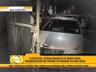 Bullet removed from Letran player Dysam