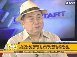Caparas blasts Rio Alma over National Artist honor