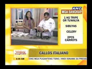 Recipe: Chef Davide Lombardi's Callos Italiano