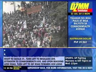 Protesters clash with cops, inch closer to Batasan