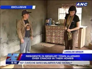 Benguet town residents alarmed over cracks in homes