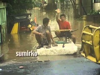 Marc Logan reports: Pinoys have fun in the rain