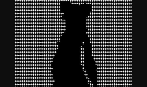 Touhou 4-Bad Apple (8-bit Remix with NES video Playback)