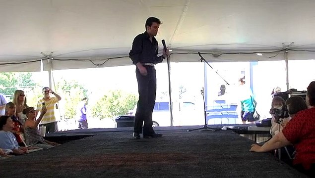 Kavan Hashemian live at the tent Graceland Crossing Elvis Week 2011