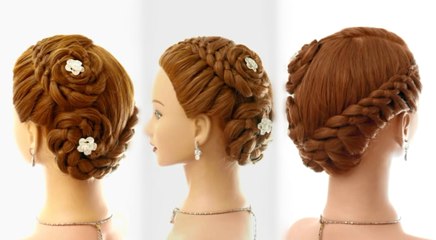 Easy 4 Strand Braid Updo