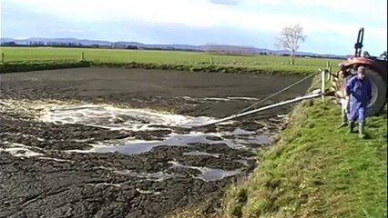 Holaras - Effluent Pond Stirrer in New Zealand /  Mixing Slurry Lagoon