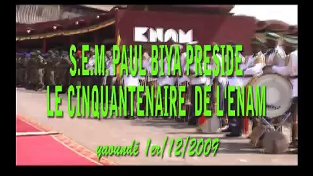 Président Paul Biya à l'ENAM