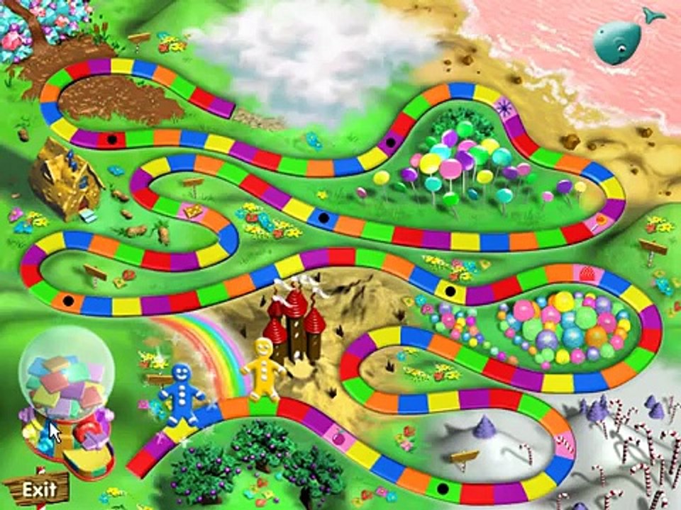 CANDYLAND CD ROM - Cereal Box Game