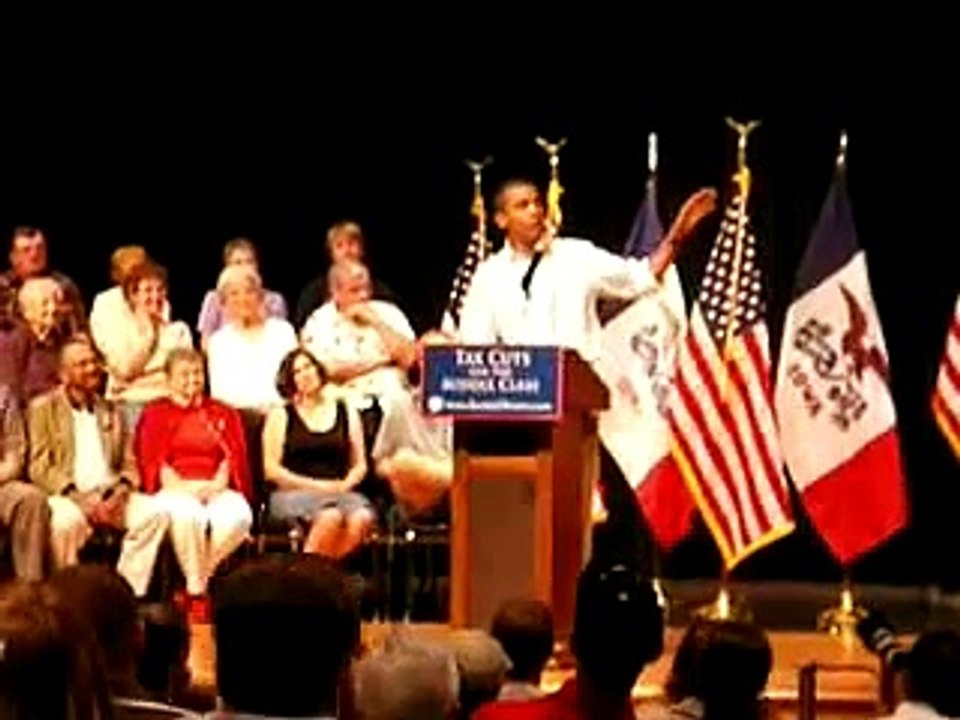 Obama speaks about middle class tax cuts