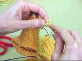 Godmother's Socks:  Finishing the Lace Cuff