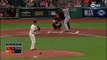 Pablo Sandoval Double Play FROM HIS KNEES - Game 4 NLCS