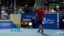 Novak Djokovic vs Stanislas Wawrinka Mubudala World Championships SF 2.1.2015