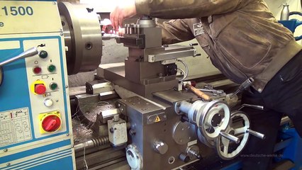 Konus drehen Antriebswelle Goggomobil (usual lathe work)