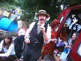 Anti-Fracking Protest Interviews at Balcombe Sussex UK