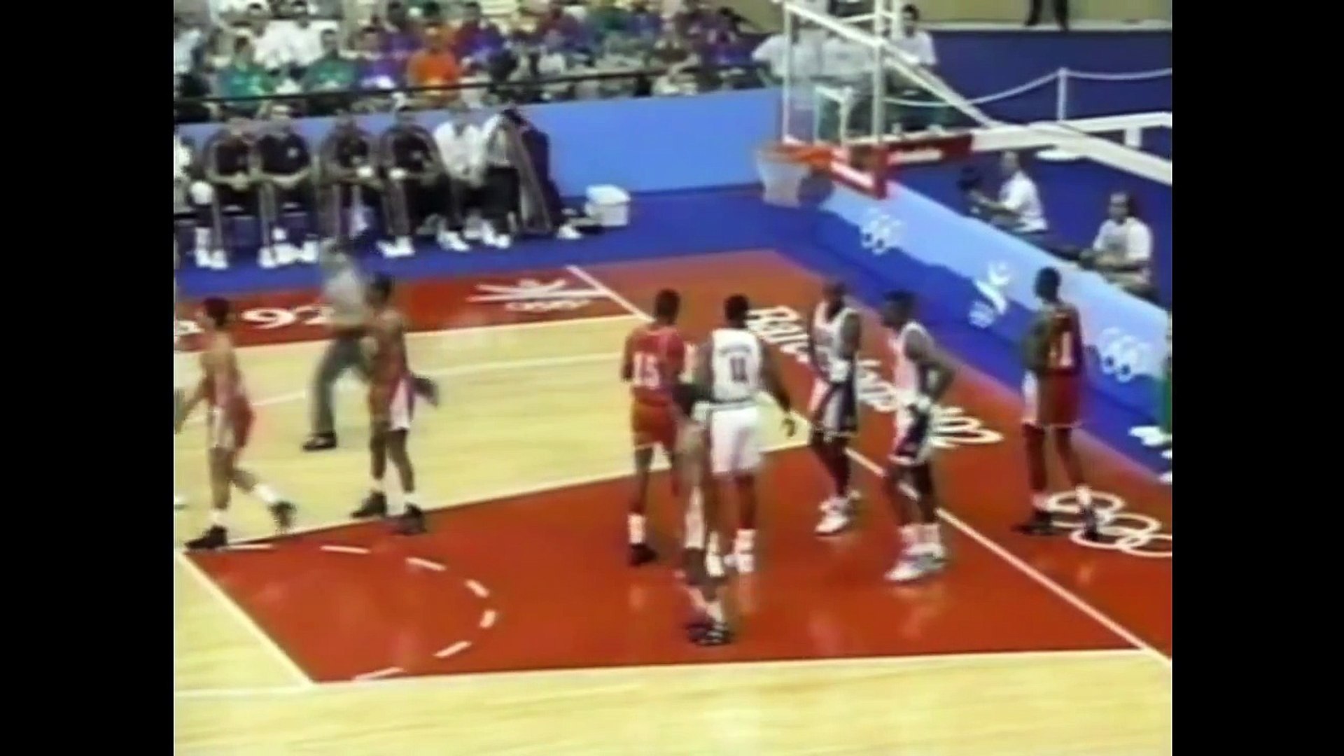 USA Angola Dream Team 1992 Olympics 31 point run - video Dailymotion