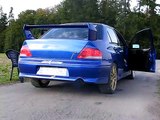 Mitsubishi Lancer Evo VII exhaust sound