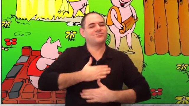 LSF 029 Fredv - conte les trois petits cochons - Pour les enfants (0 à 6 ans)