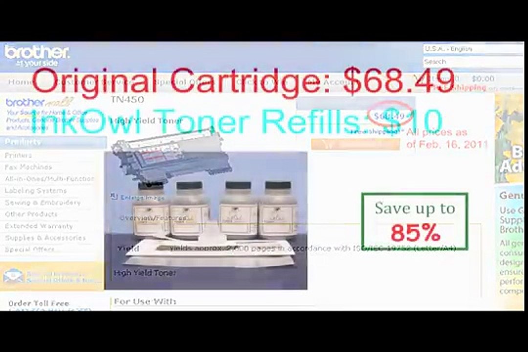 How to Refill a Brother TN-420 or TN-450 Cartridge