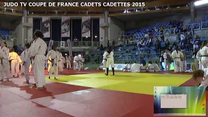 Chpt de France par équipes cadets/cadettes 2015 - Tapis 3 (REPLAY)