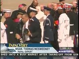 Pope Benedict XVI arrives in United States