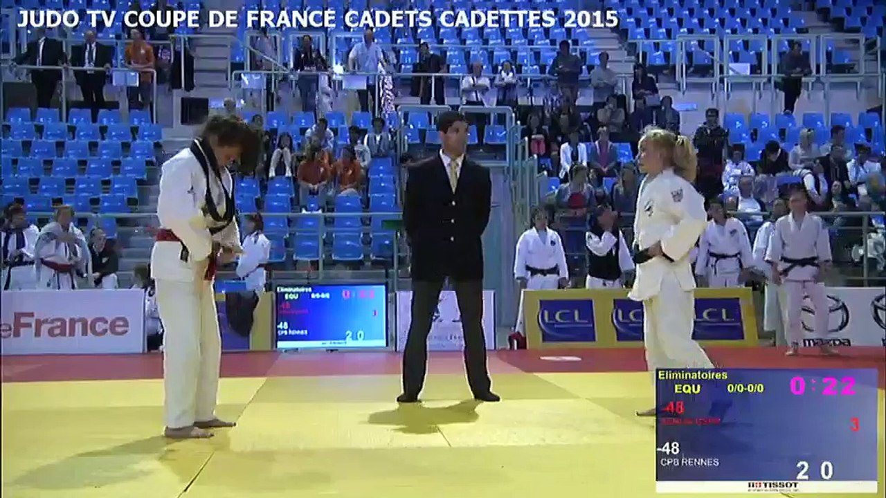 Chpt de France par équipes cadets/cadettes 2015 Tapis 6 (REPLAY) Vidéo Dailymotion