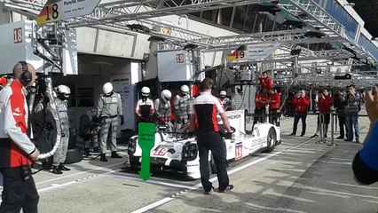 Training Pit Stop Porsche Le Mans 2015