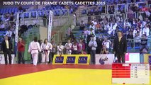 Chpt de France par équipes cadets/cadettes 2015 - Tapis 4 (REPLAY)