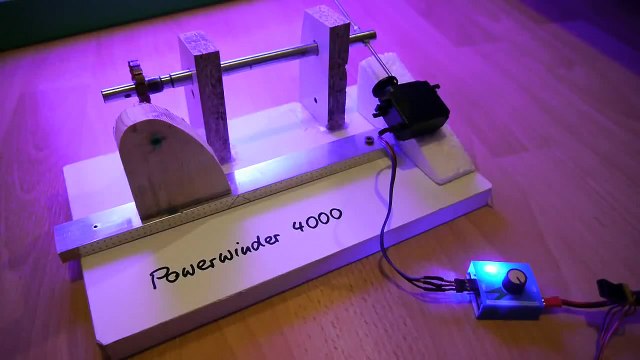 DIY BL Motorwickelmaschine - Homemade motor coil winding machine