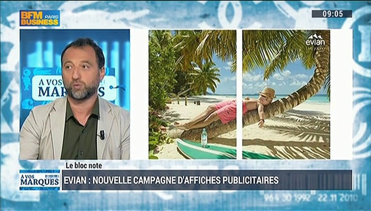 Evian lance une nouvelle campagne d’affichage, baptisée "Little big baby": Valéry Pothain, Frank Tapiro et Benoît Tranzer (1/2) - 31/05